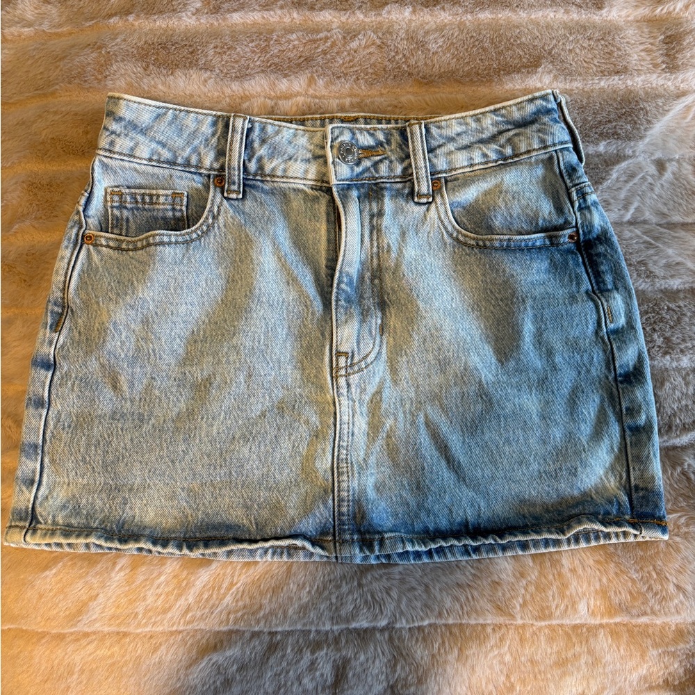 PacSun Blue Casual Mini Skirt